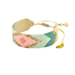 Hand Beaded Mishky Adjustable Bracelet